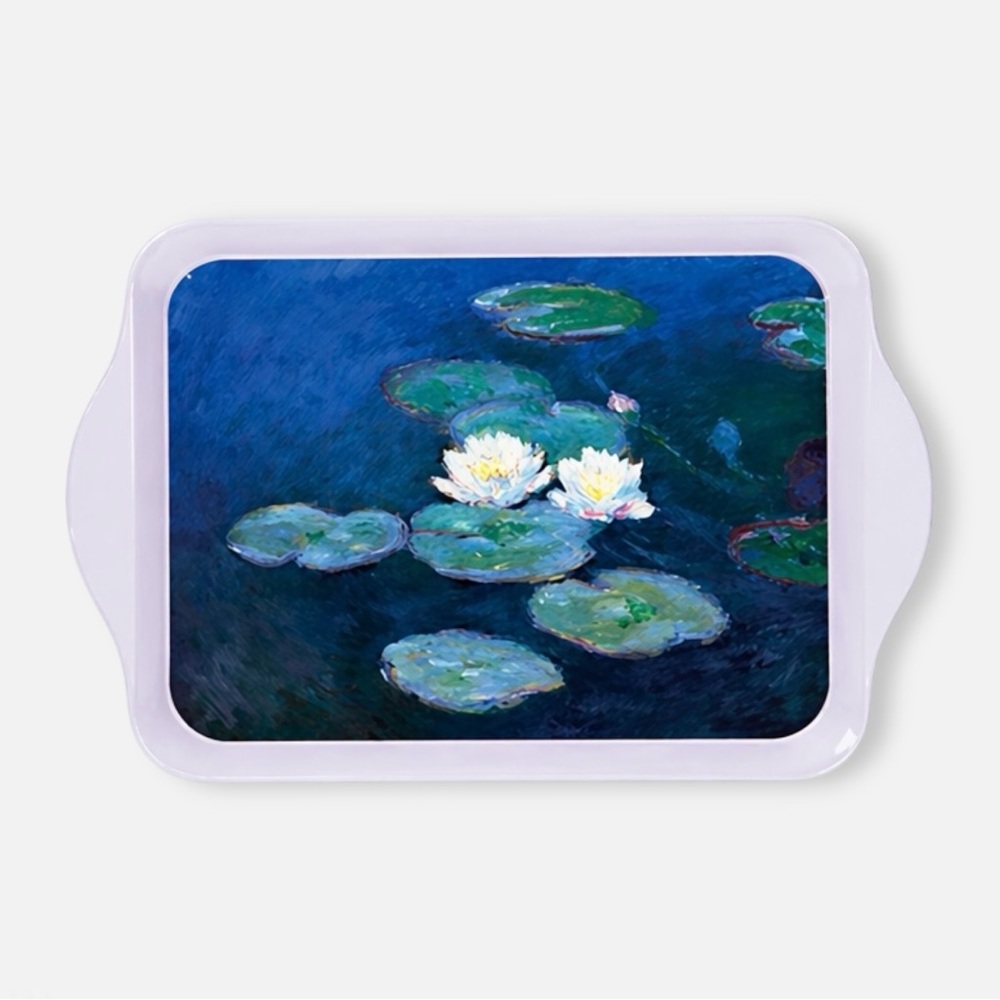 (NWT) Claude Monet metal tray